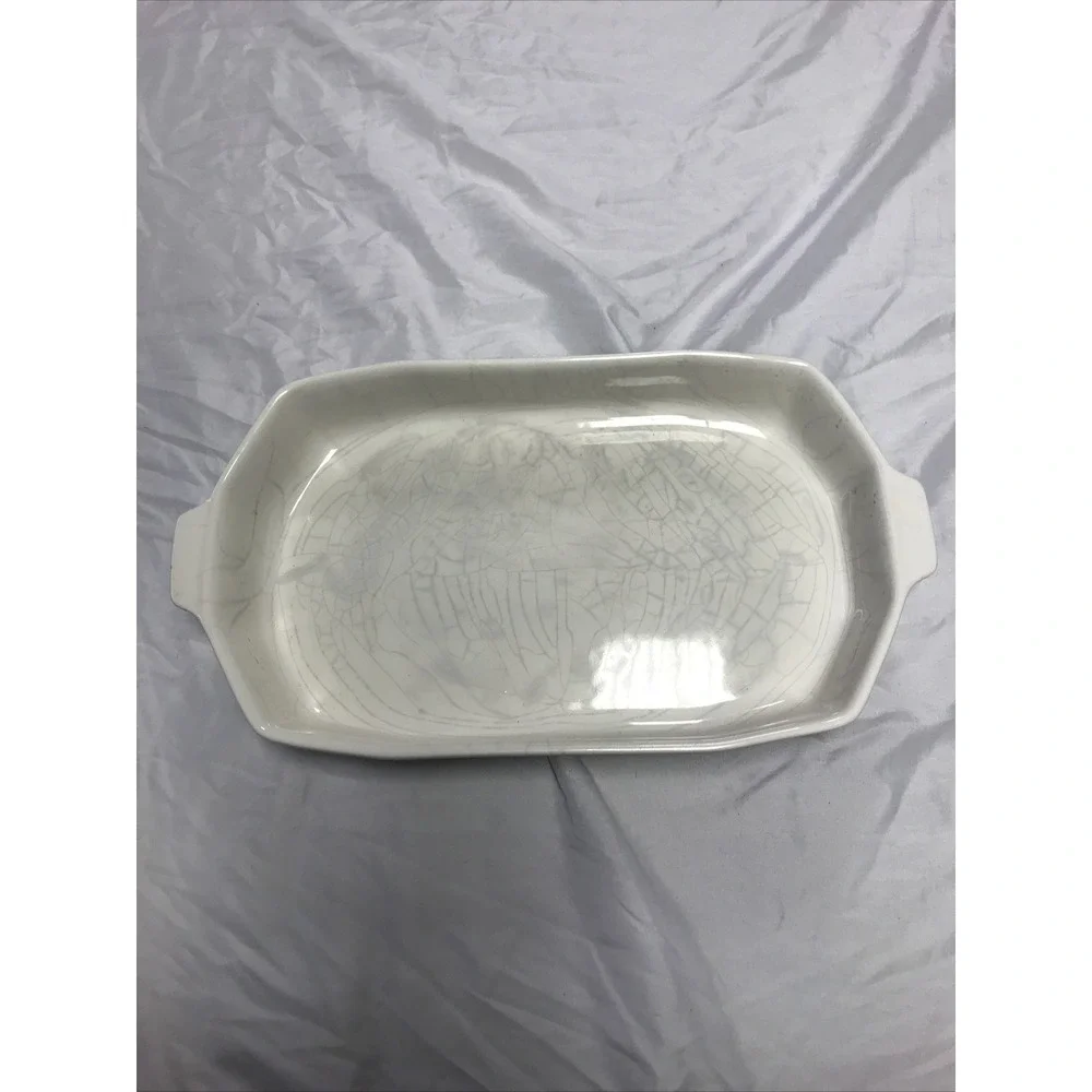 2 Quart Baker ‎ Pfaltzgraff HERITAGE WHITE Lasagna Casserole 236